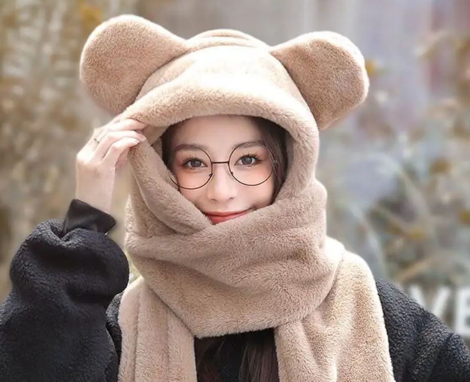 小熊帽子图片